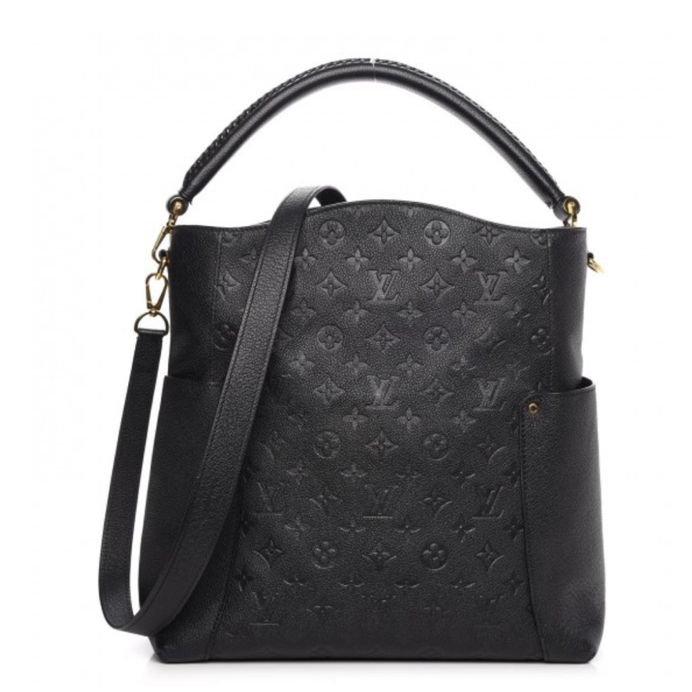 Authentic Louis Vuitton bagatelle empreinte black noir LIKE NEW